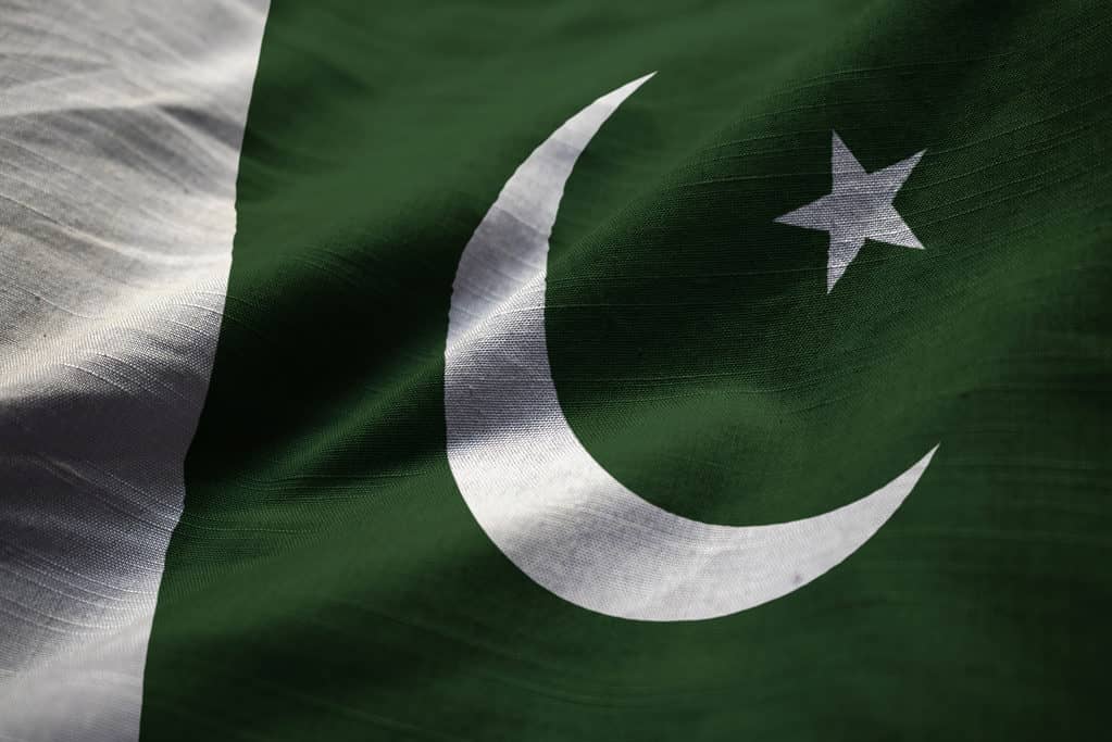 La bandiera del Pakistan