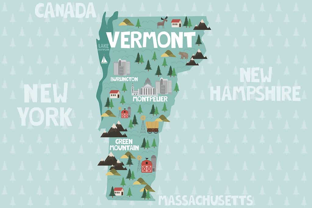 Il Vermont è un piccolo stato situato nel nord-est degli Stati Uniti