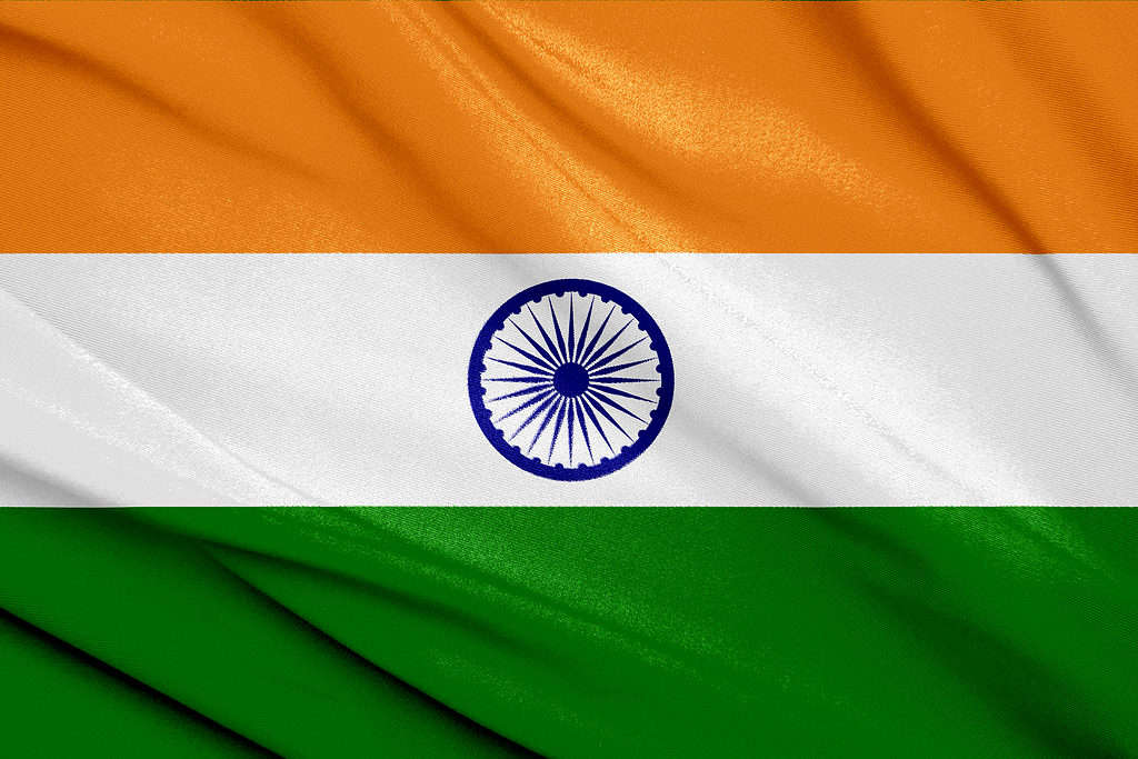 La bandiera dell'India