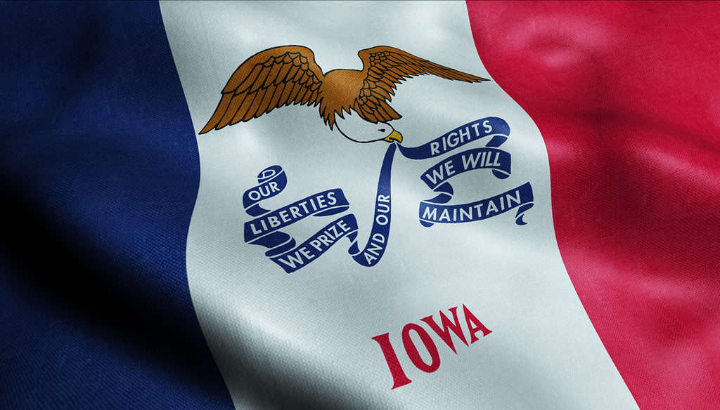 bandiera dell'Iowa