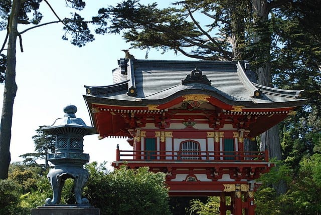 Pagoda giapponese del giardino del tè Golden Gate Park