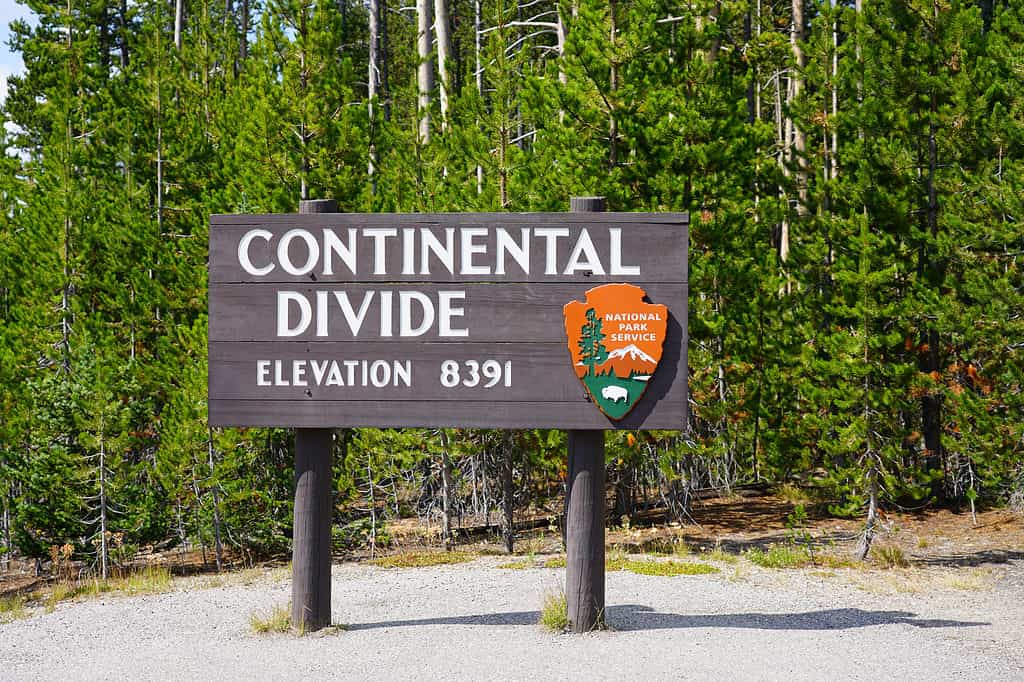 Il Continental Divide nel Parco Nazionale di Yellowstone