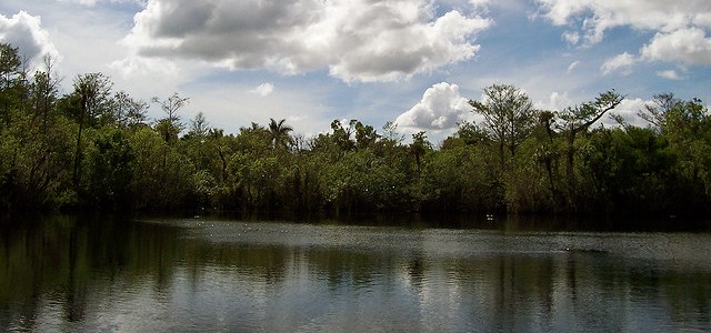 Profondo lago in Florida