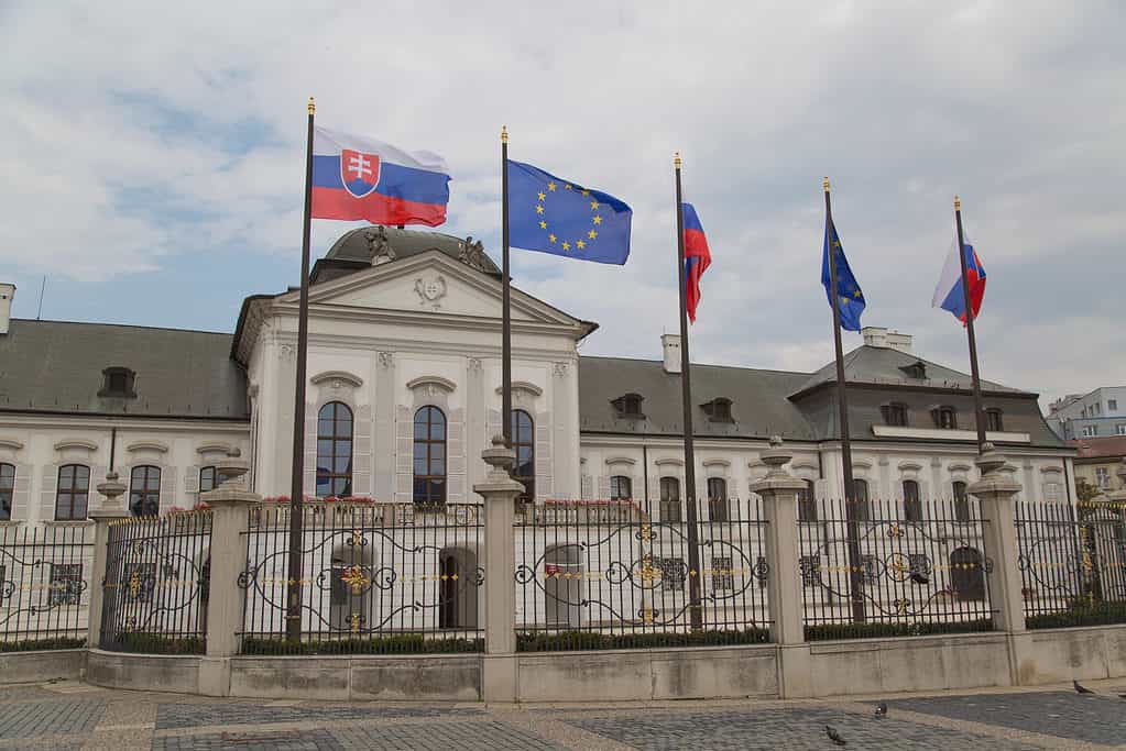 Palazzo del Parlamento a Bratislava, in Slovacchia