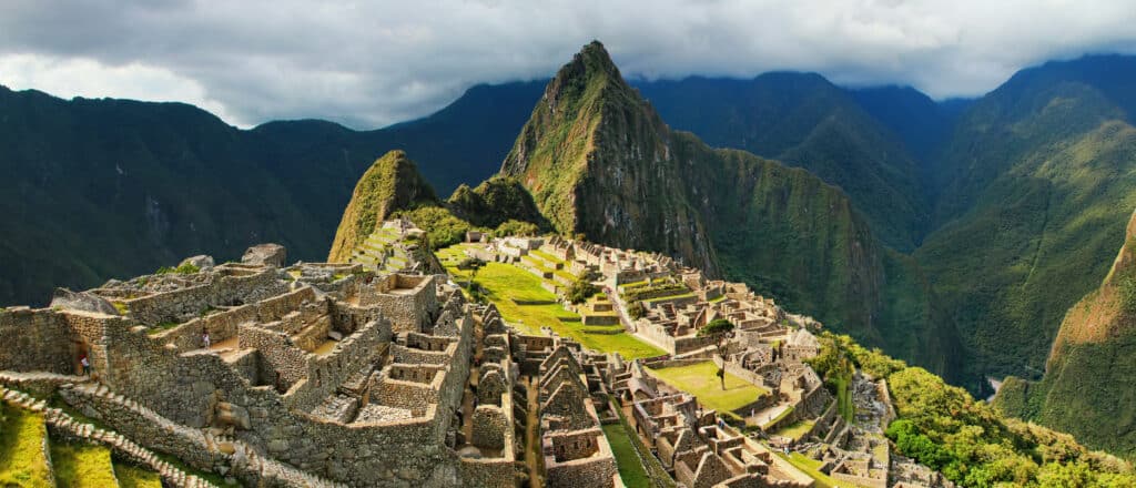 Antica città Inca Machu Picchu in Perù