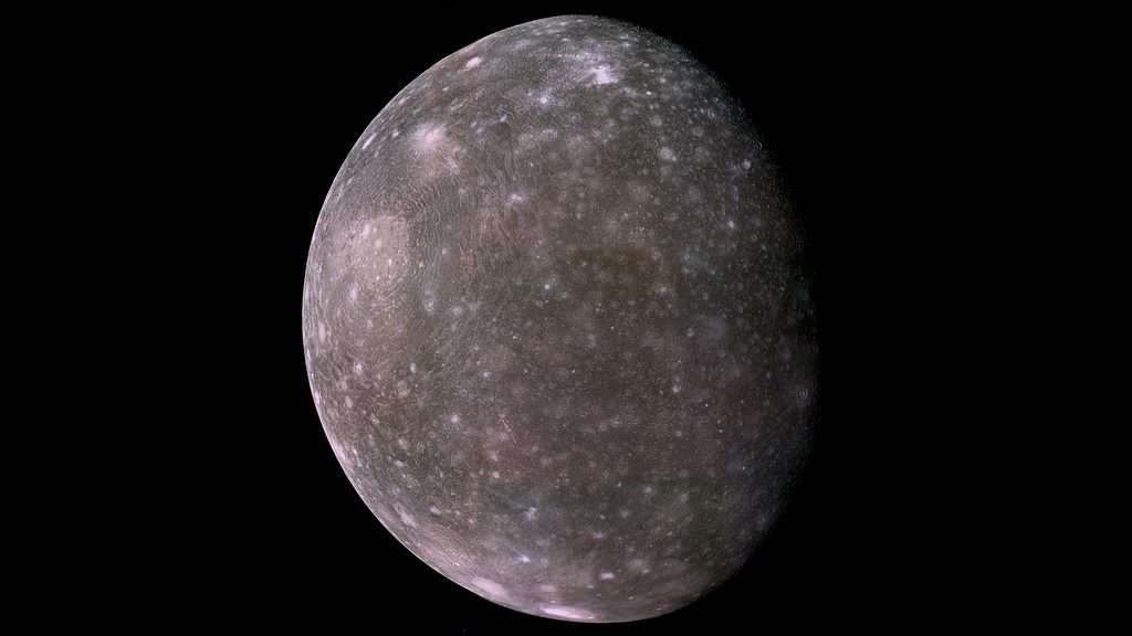 Callisto, la seconda luna più grande di Giove