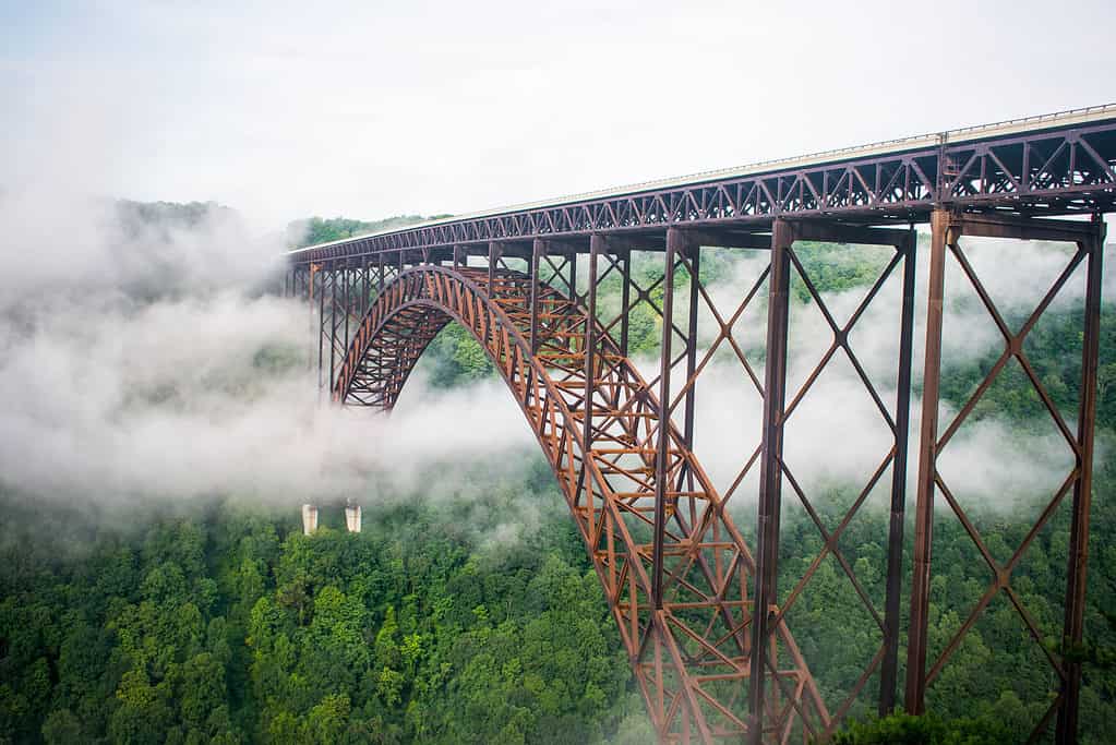New River Gorge Bridge in West Virginia - I ponti più alti degli Stati Uniti