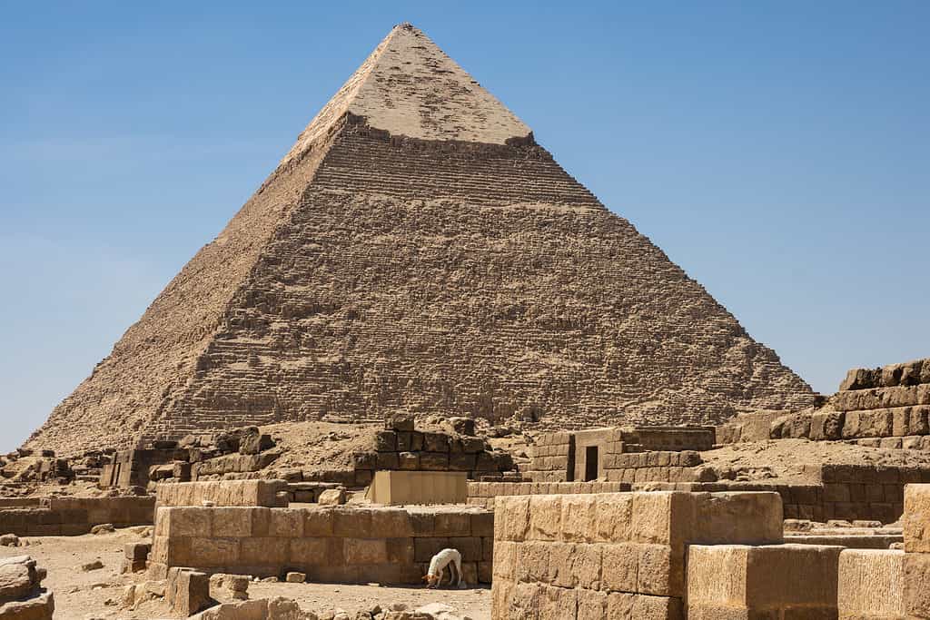 Piramide di Chefren in Egitto