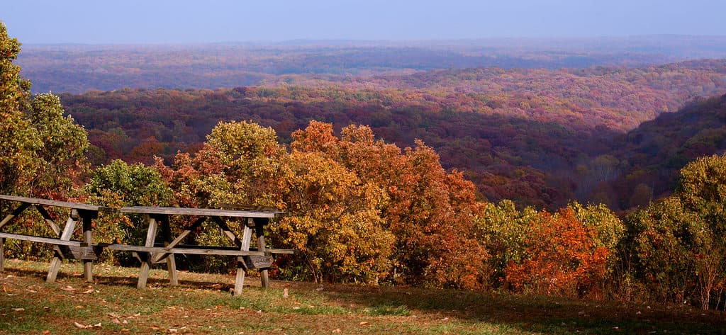 Hoosier National Park in autunno