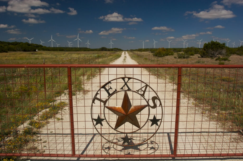 Parco eolico del Texas