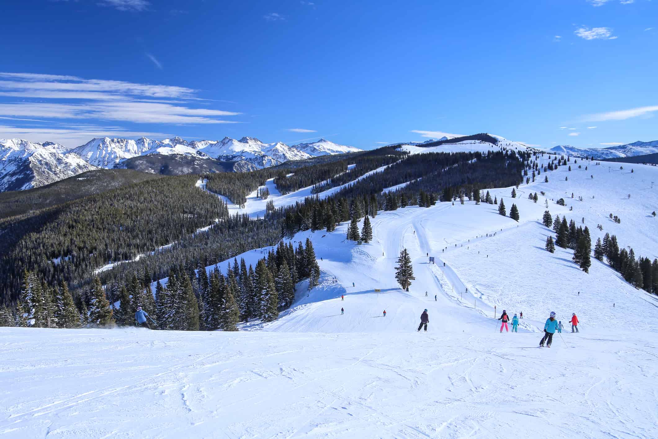 La stazione sciistica di Vail è una delle più grandi stazioni sciistiche degli Stati Uniti