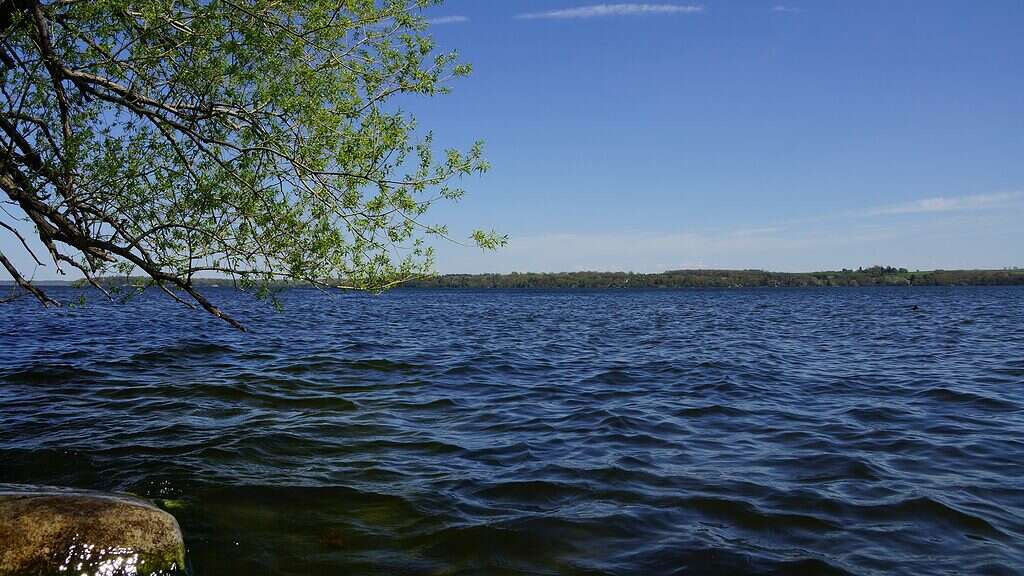 Grande Lago Verde nel Wisconsin