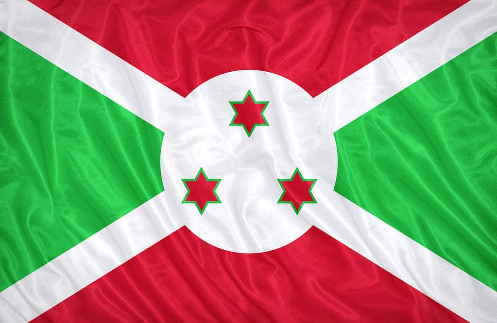 La bandiera del Burundi