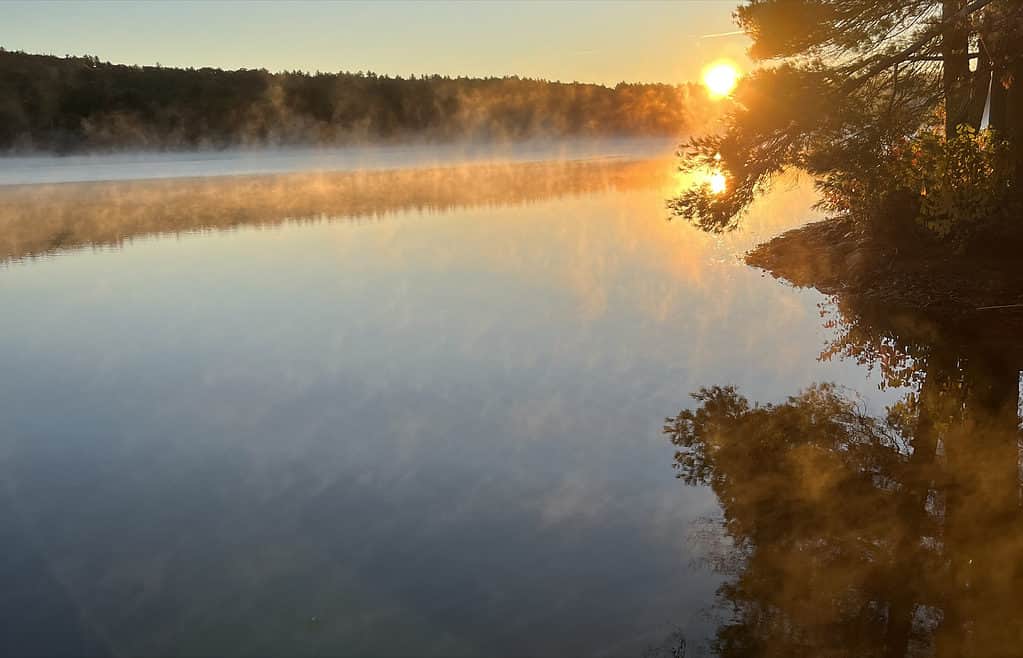Lago Mattawa a Orange, Massachusetts