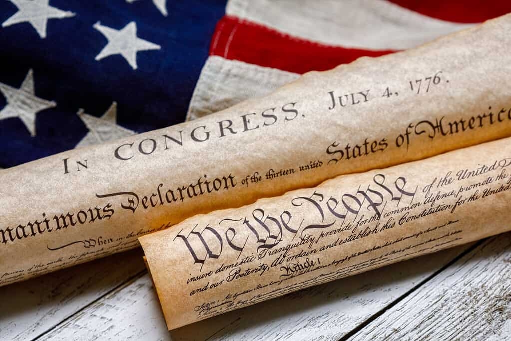 Costituzione degli Stati Uniti e dichiarazione di indipendenza