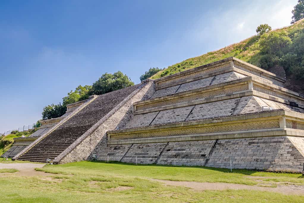 La piramide di Cholula a Cholula, Puebla, Messico