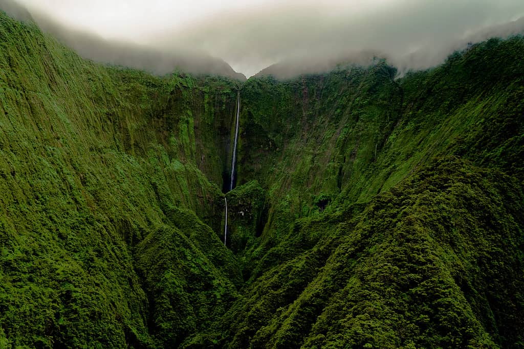 La cascata più alta delle Hawaii