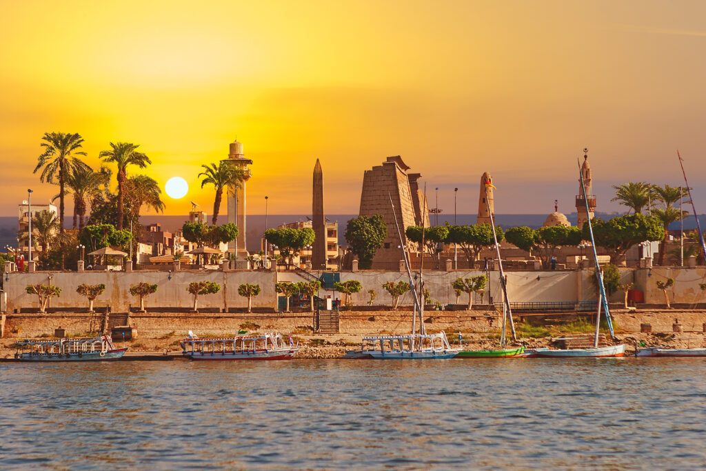 Fiume Nilo, Luxor, Egitto