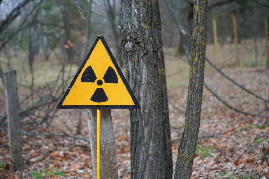 segnale di pericolo radioattivo