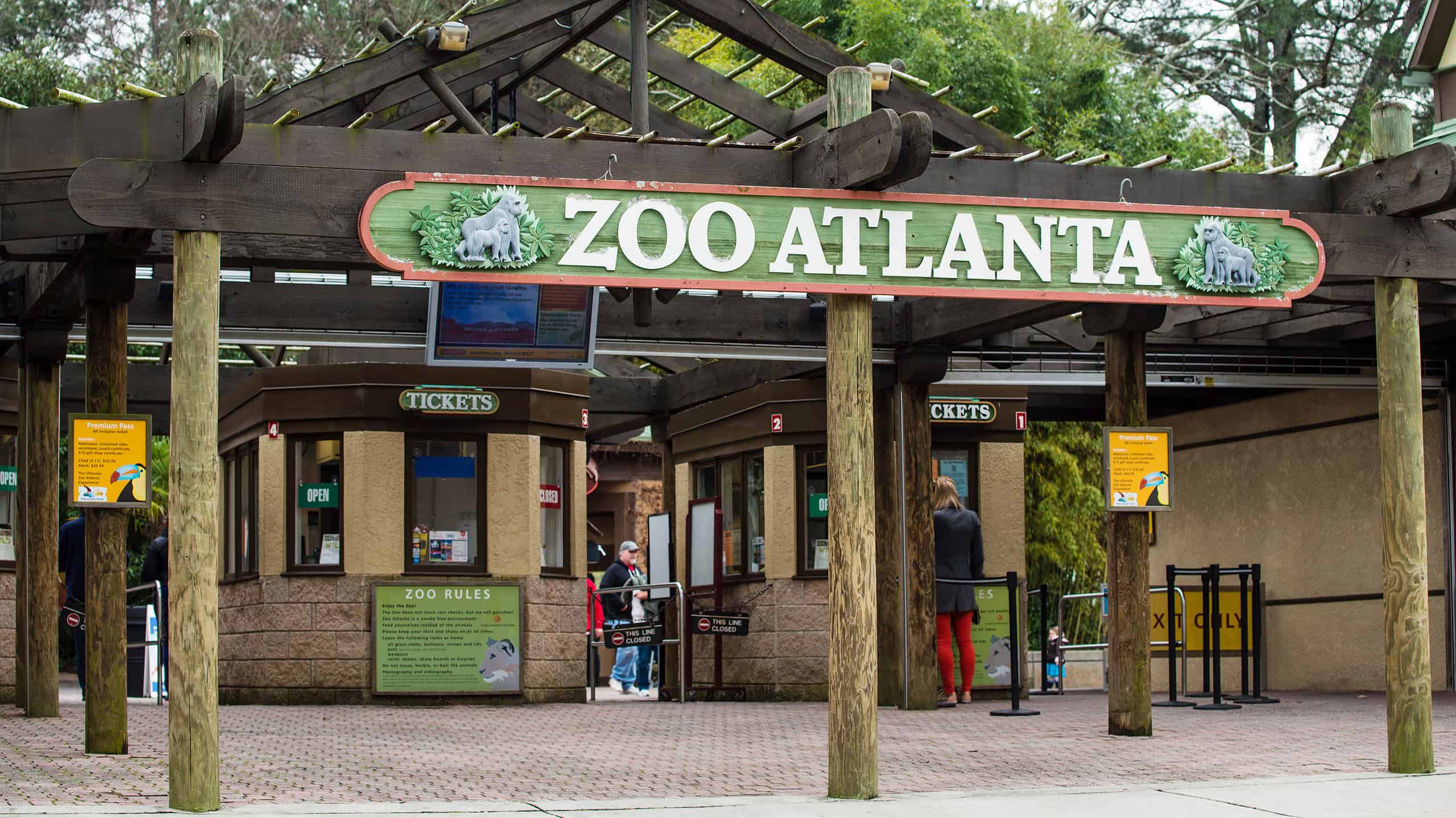 Ingresso allo zoo di Atlanta