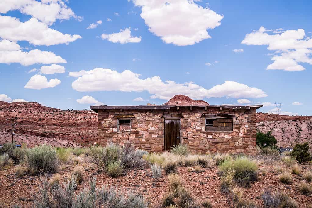 Casa nella riserva Hopi in Arizona