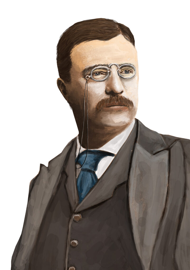 Illustrazione di Theodore Roosevelt