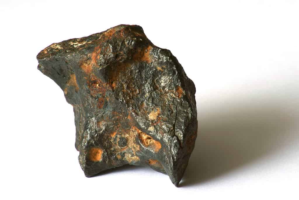 Meteorite di ferro dal Barringer Meteor Crater in Arizona, USA.  Peso 110 g.