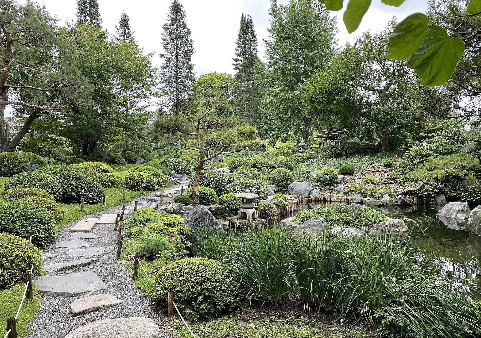 Giardino giapponese dell'arboreto del paesaggio del Minnesota