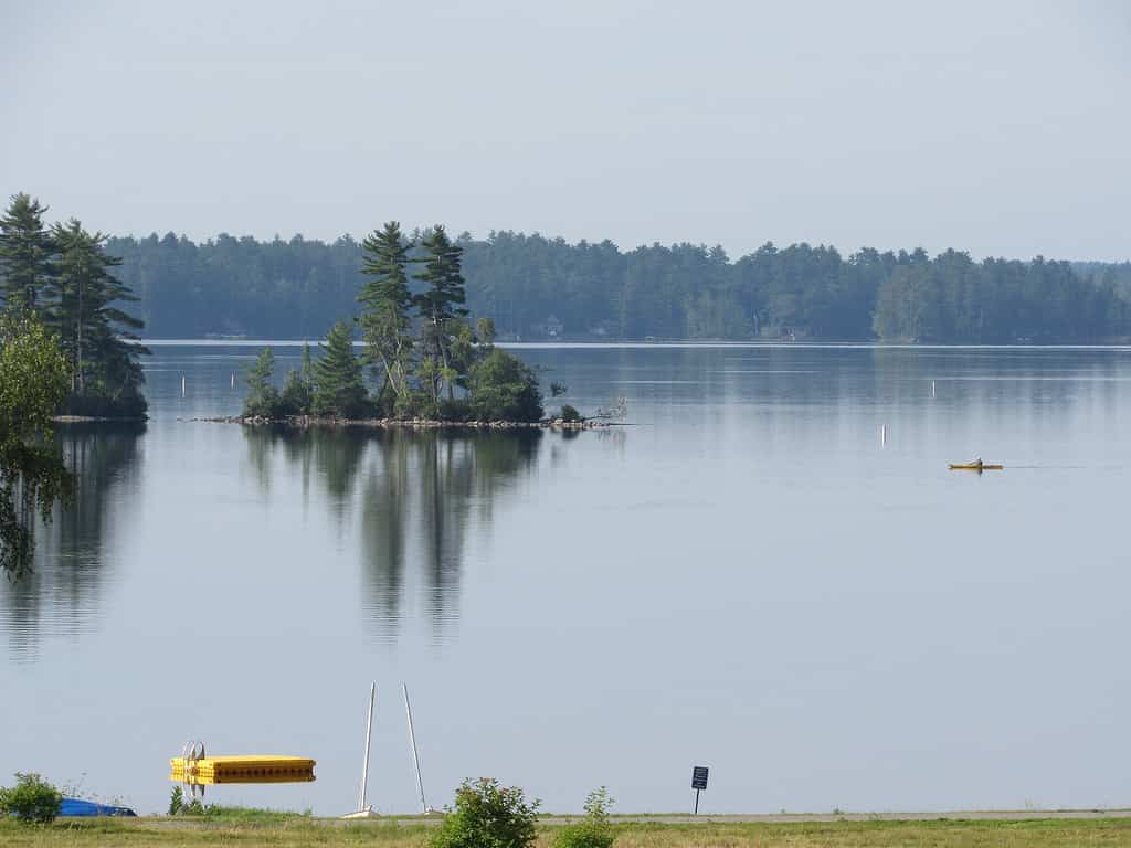 Lago Damariscotta nel Maine