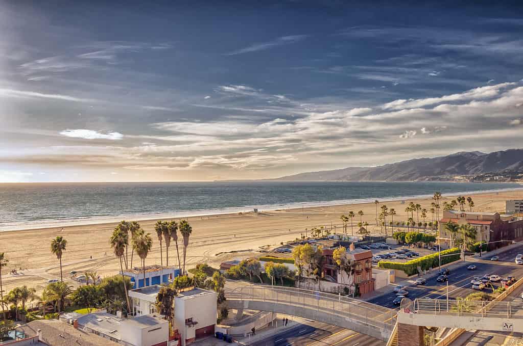 La spiaggia di Santa Monica