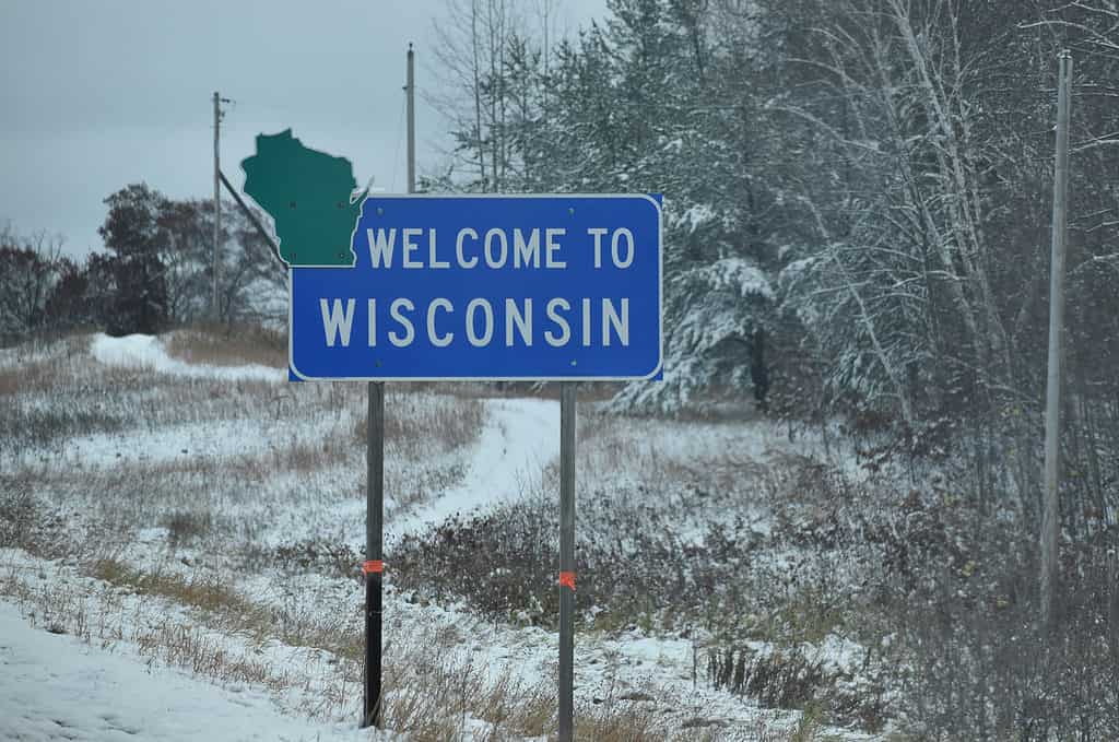 Segno di benvenuto del Wisconsin