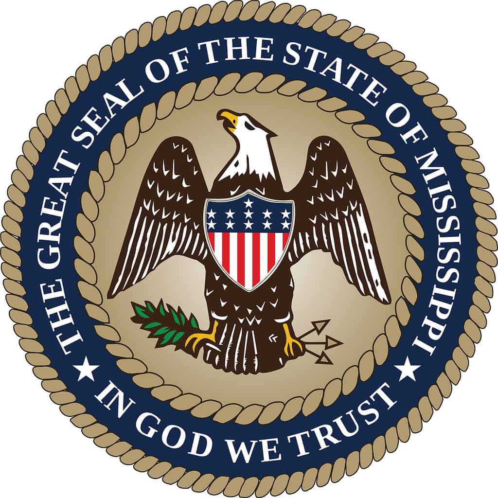 Gran Sigillo dello Stato Federale del Mississippi (Stato della Magnolia)