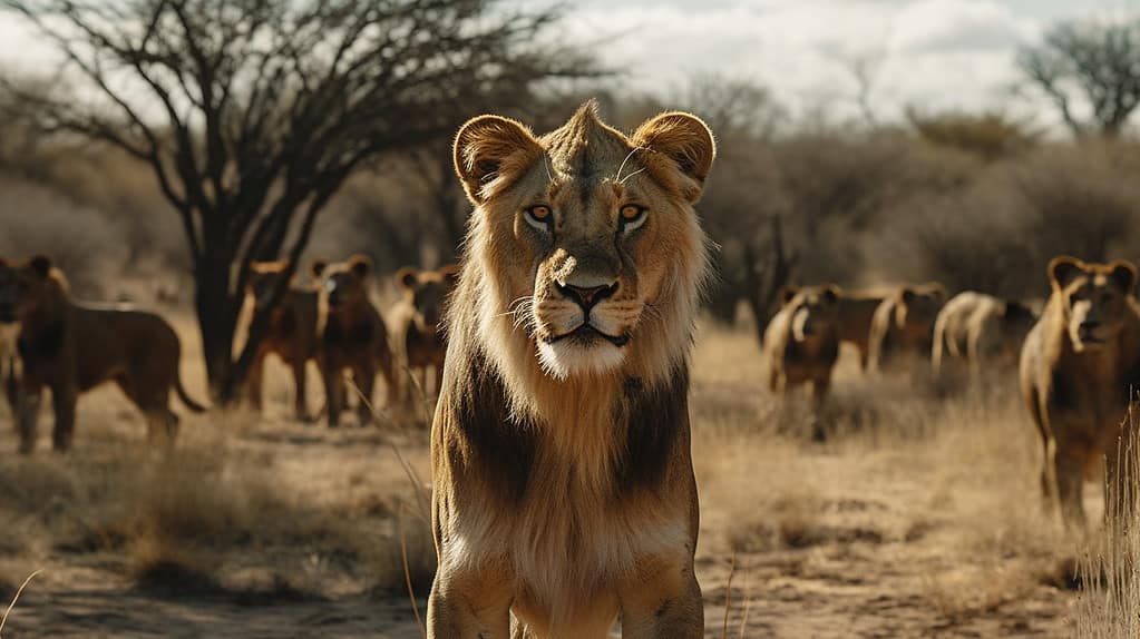 Se un leone inizia ad avvicinarsi a te, potrebbe segnalare un potenziale attacco