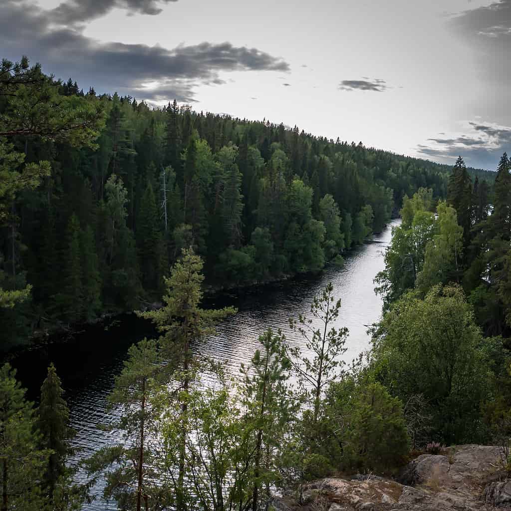 Helvetinjärvi Helvetinkolu parco naturale Finlandia