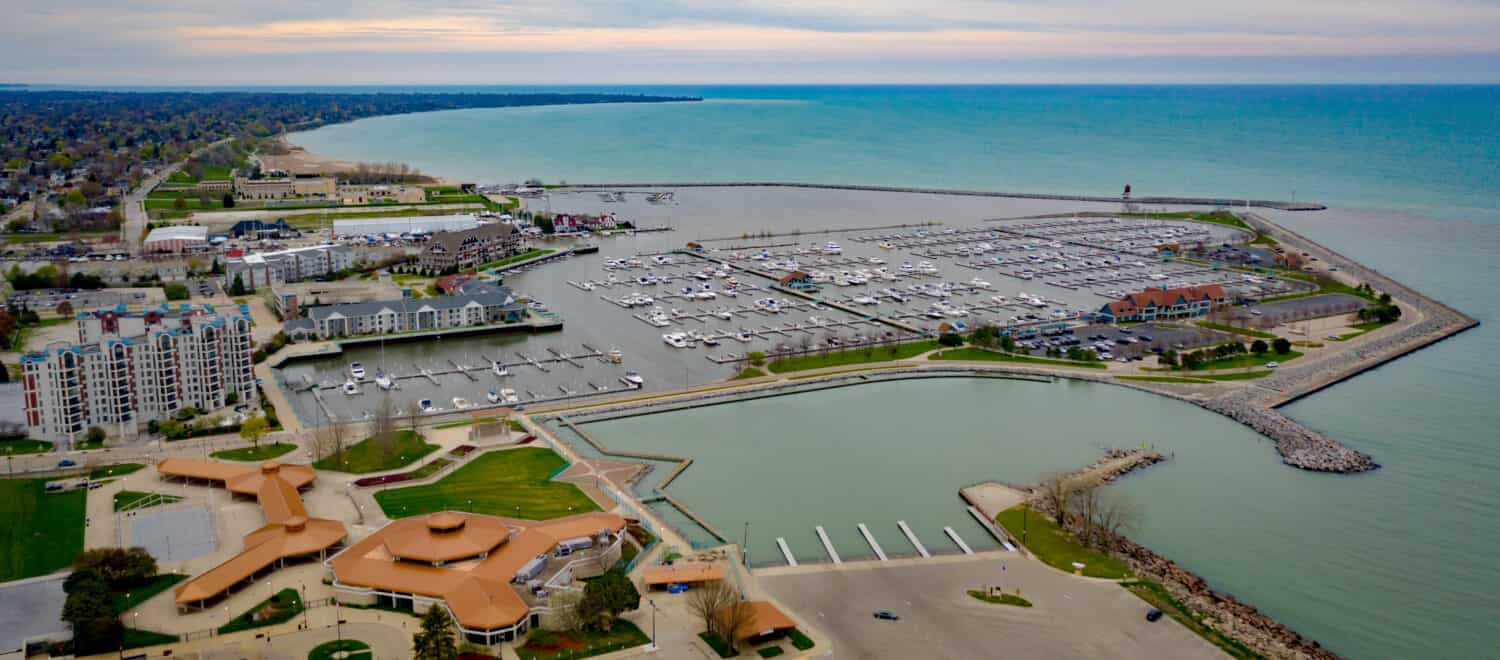 Racine fronte lago Wisconsin Lake Michagan