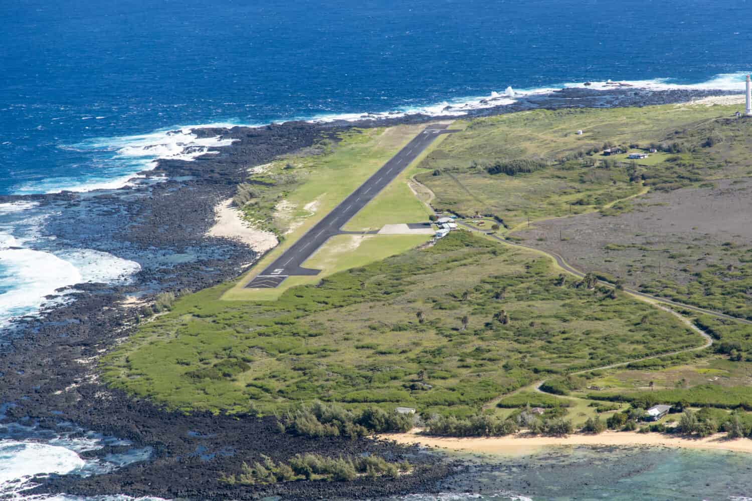 Aeroporto di Kalaupapa Molokai Hawaii USA