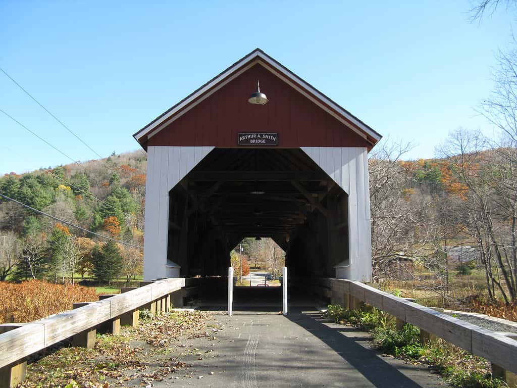 Ponte coperto Arthur A. Smith, Colrain Massachusetts