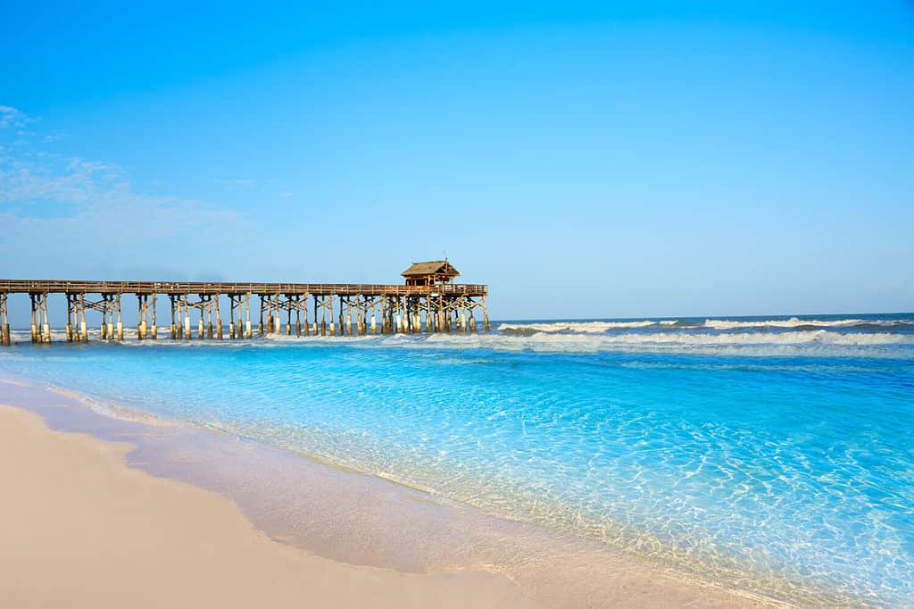 Molo di Cocoa Beach a Cape Canaveral in Florida, vicino a Orlando