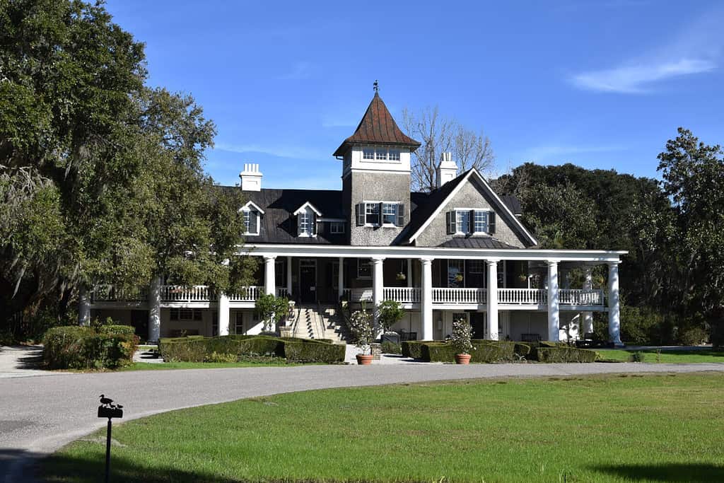Casa della piantagione della magnolia vicino a Charleston South Carolina