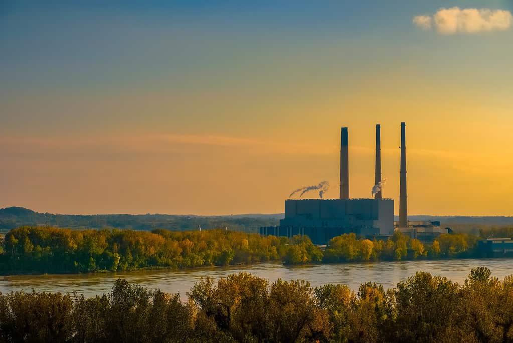 Il fiume Missouri lotta contro l'inquinamento