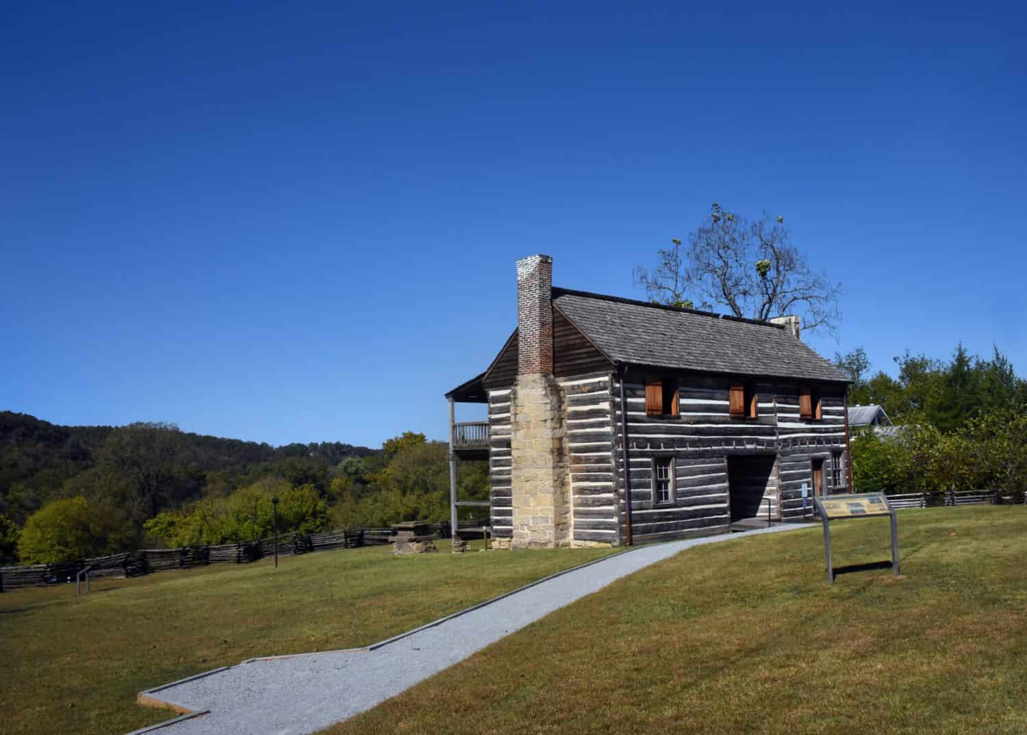 Sito storico di Jacob Wolfe a Norfork Arkansas