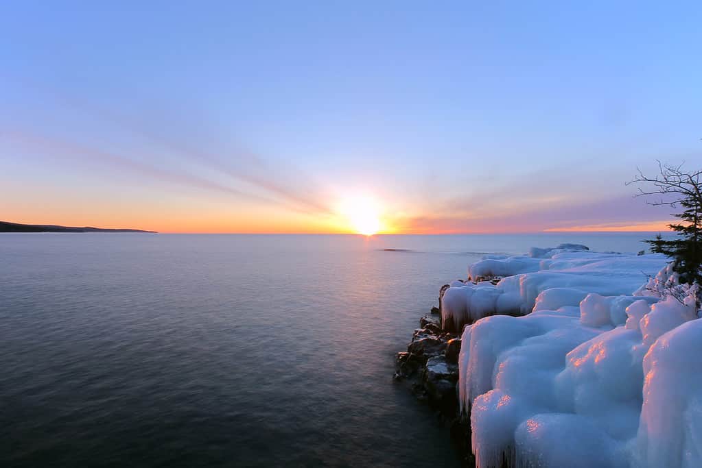 Il Grand Marais nel Minnesota si trova sulla sponda nord/nord-ovest del Lago Superiore.