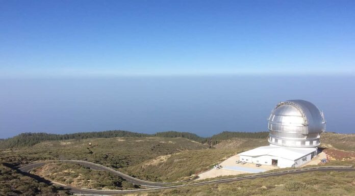 Un osservatorio situato a La Palma, in Spagna.