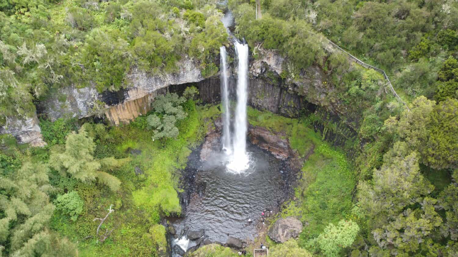 Cascata di Chania presso il Parco Nazionale di Aberdare - Kenya