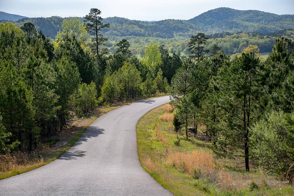 Montagne Ozark in Arkansas