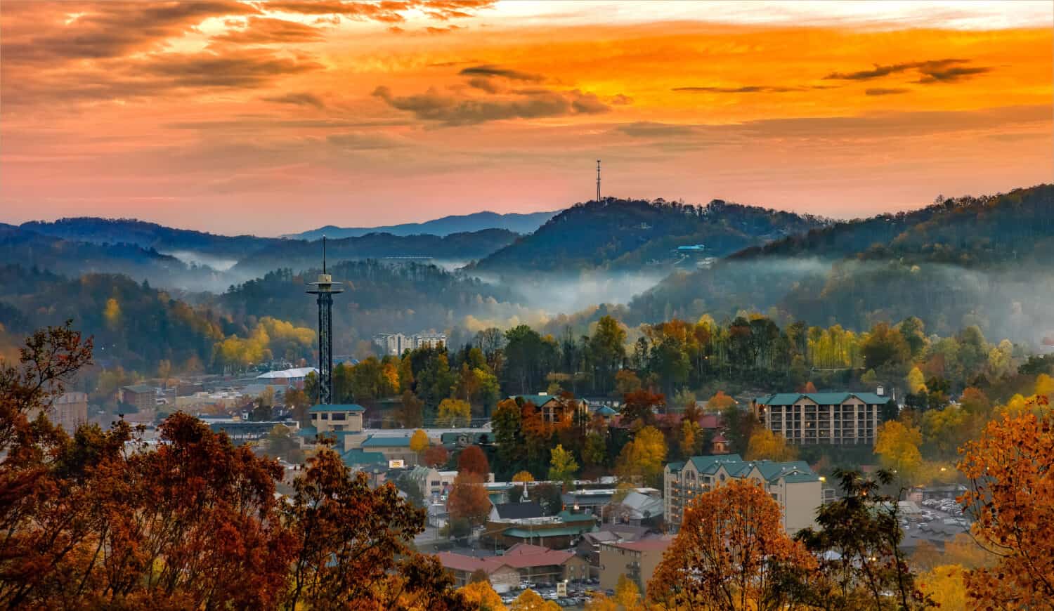 Paesaggio urbano di Gatlinburg