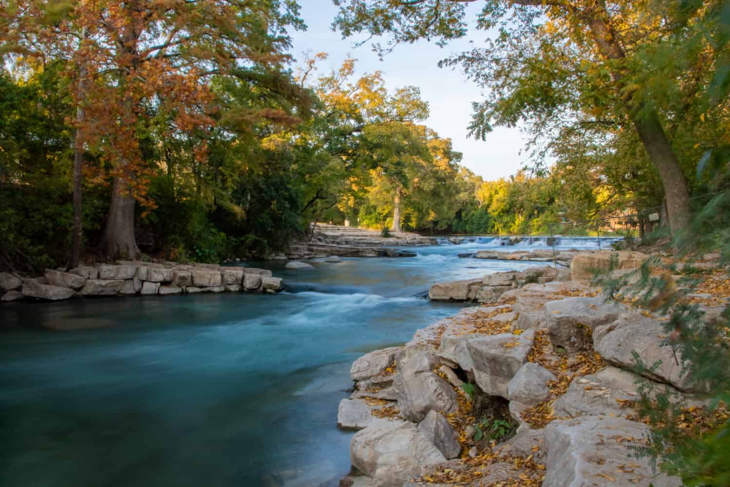 Rio Vista Park in una bella giornata autunnale.