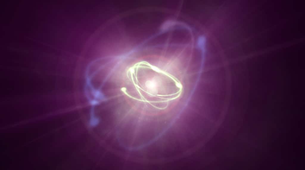 orbita dell'atomo nello spazio
