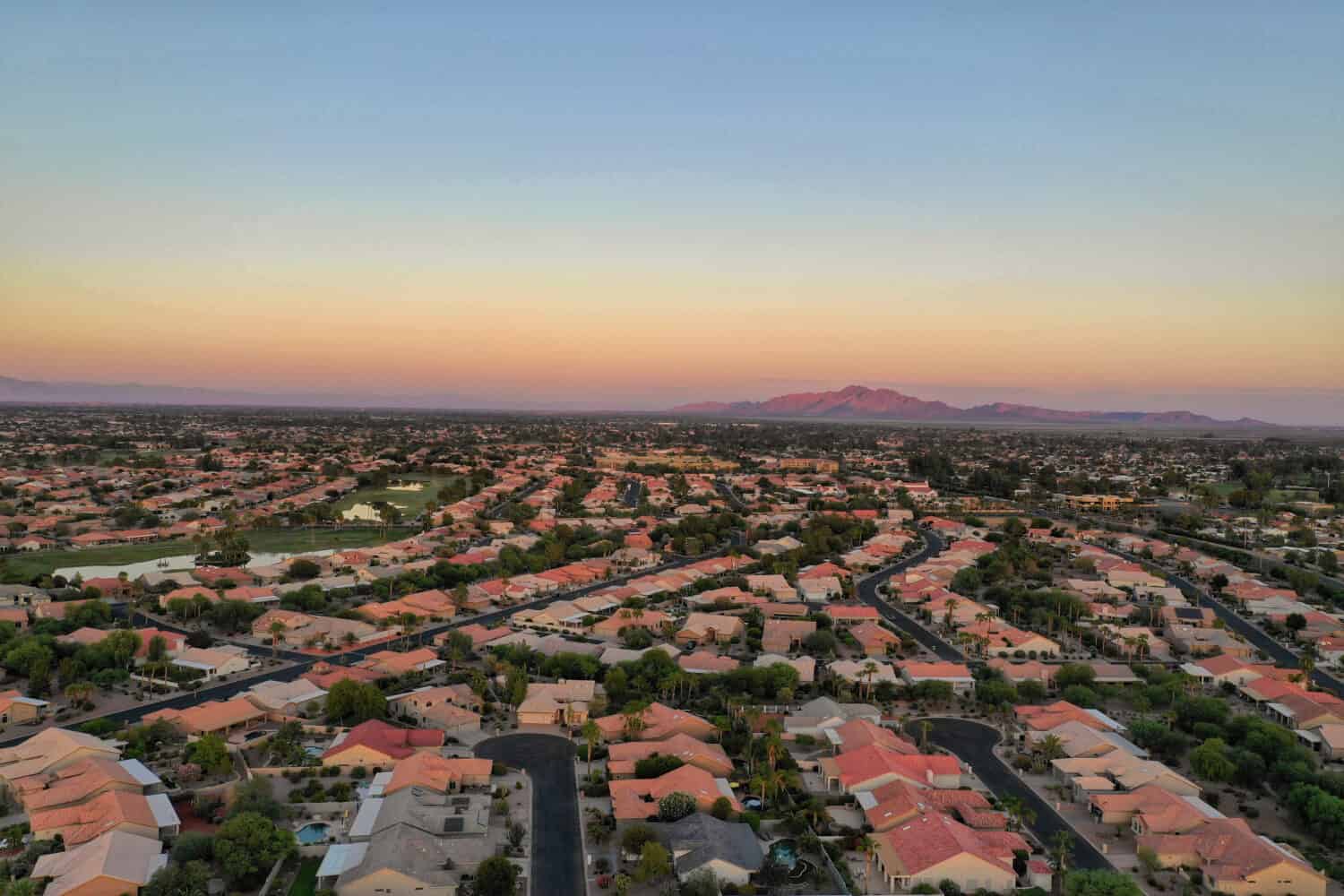 Foto aerea di Chandler, AZ