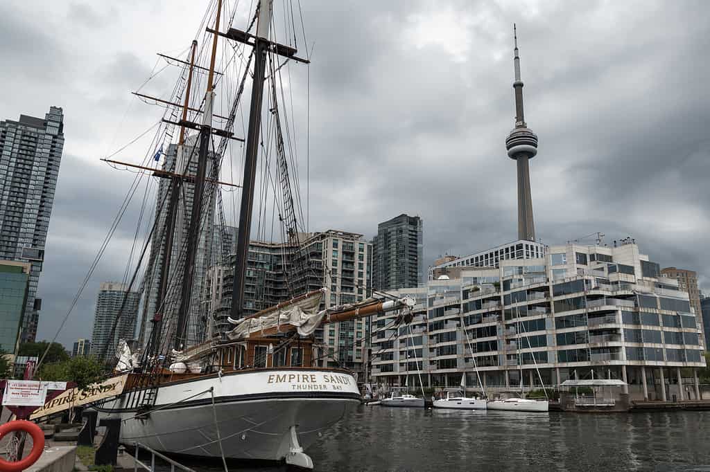 Il lungomare di Toronto, Ontario, Canada